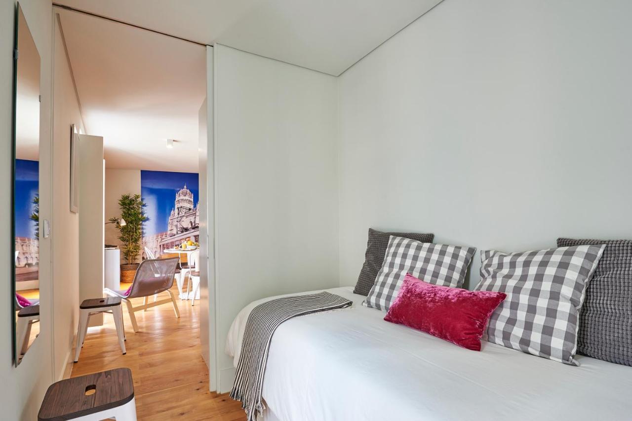 Modern Apartment Bica Dos Olhos Lisboa Szoba fotó
